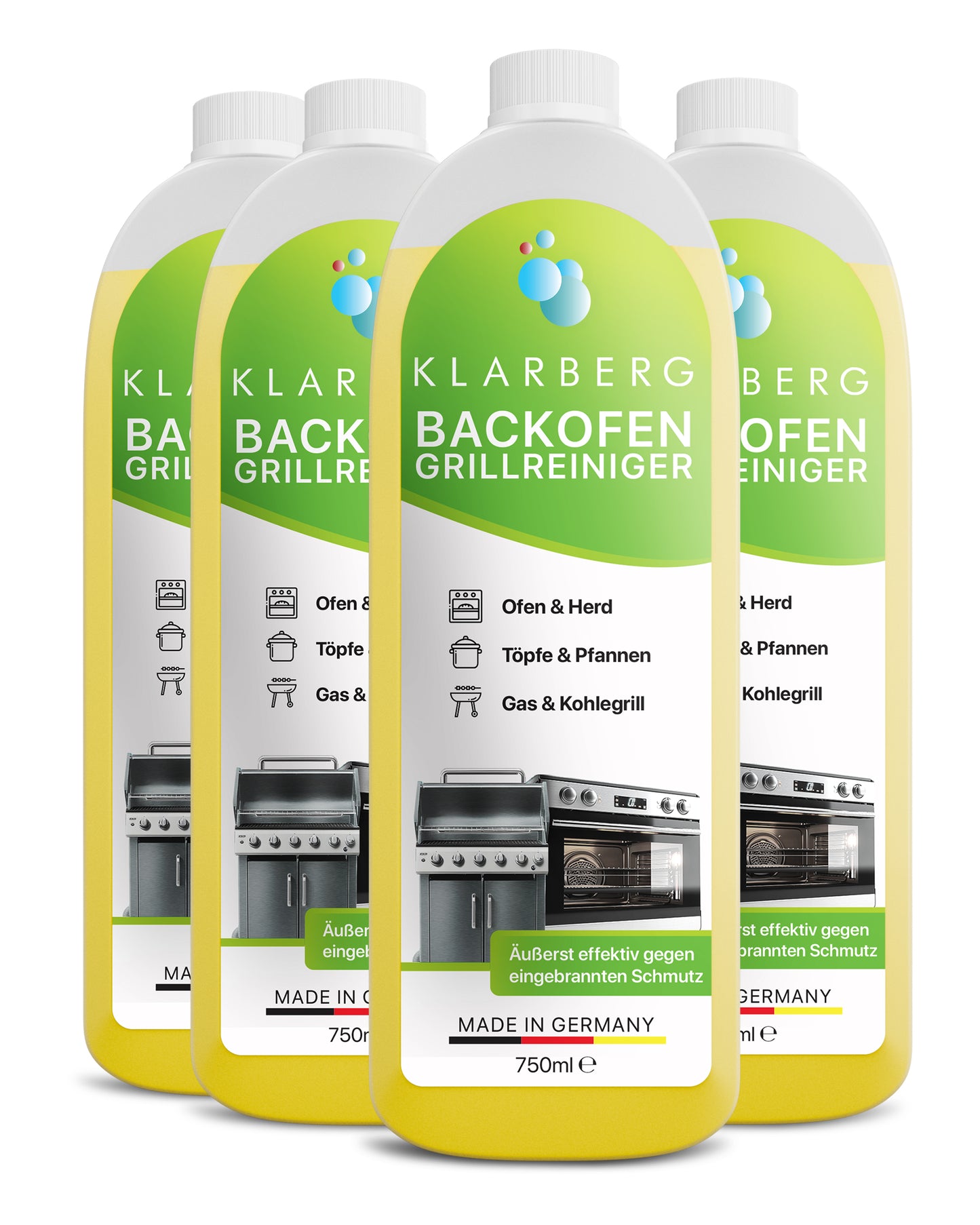 Klarberg® Grill- und Backofenreiniger Gel 750ml