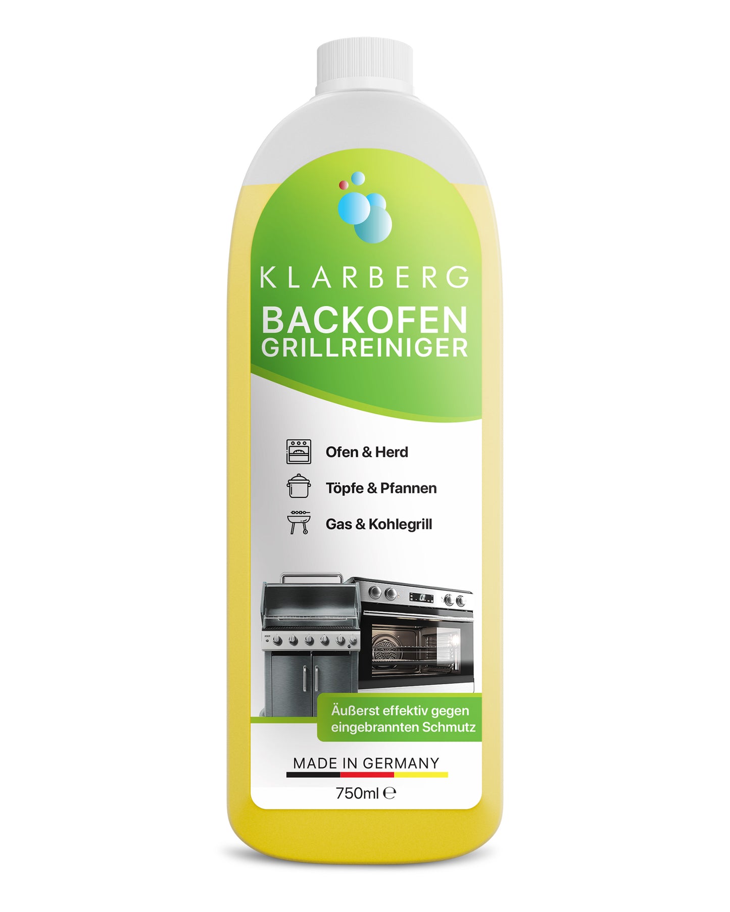 Klarberg® Grill- und Backofenreiniger Gel 750ml