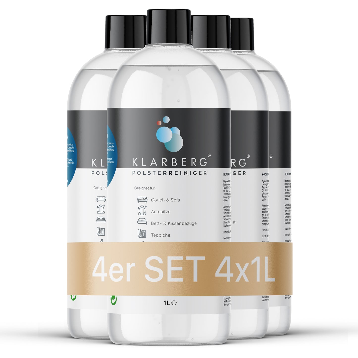 KLARBERG - Upholstery cleaner concentrate - Suitable for sofa, carpet and car seats