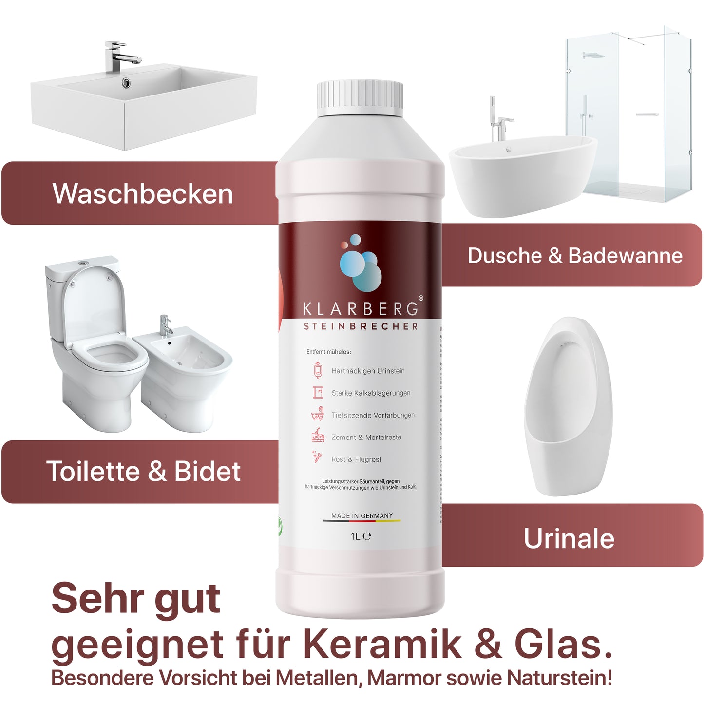 KLARBERG Steinbrecher - extra starker Urinsteinentferner
