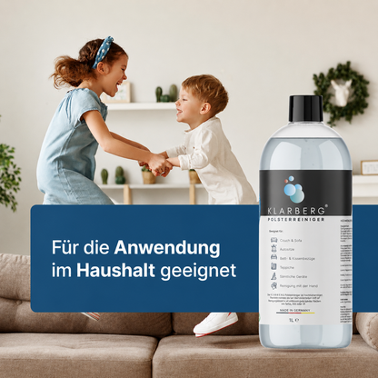 KLARBERG - Polsterreiniger Konzentrat - Geeignet für Sofa, Teppich und Autositze