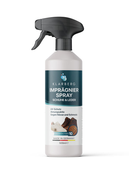 KLARBERG Imprägnierspray - Imprägnierung für Schuhe & Leder