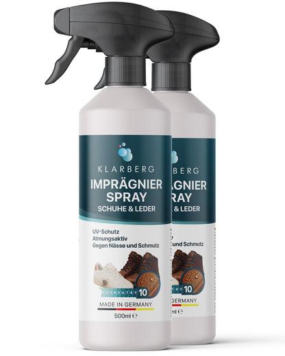 KLARBERG Imprägnierspray - Imprägnierung für Schuhe & Leder