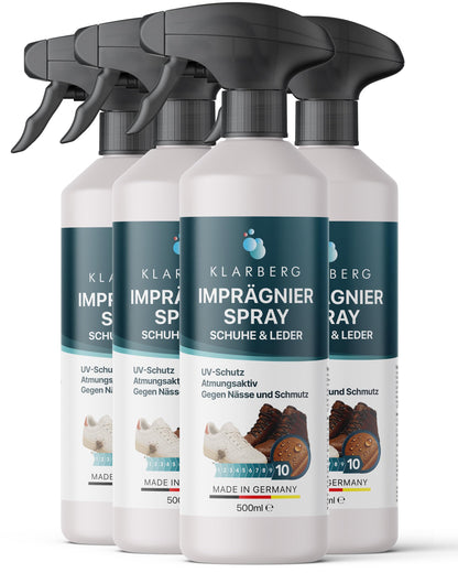 KLARBERG Imprägnierspray - Imprägnierung für Schuhe & Leder