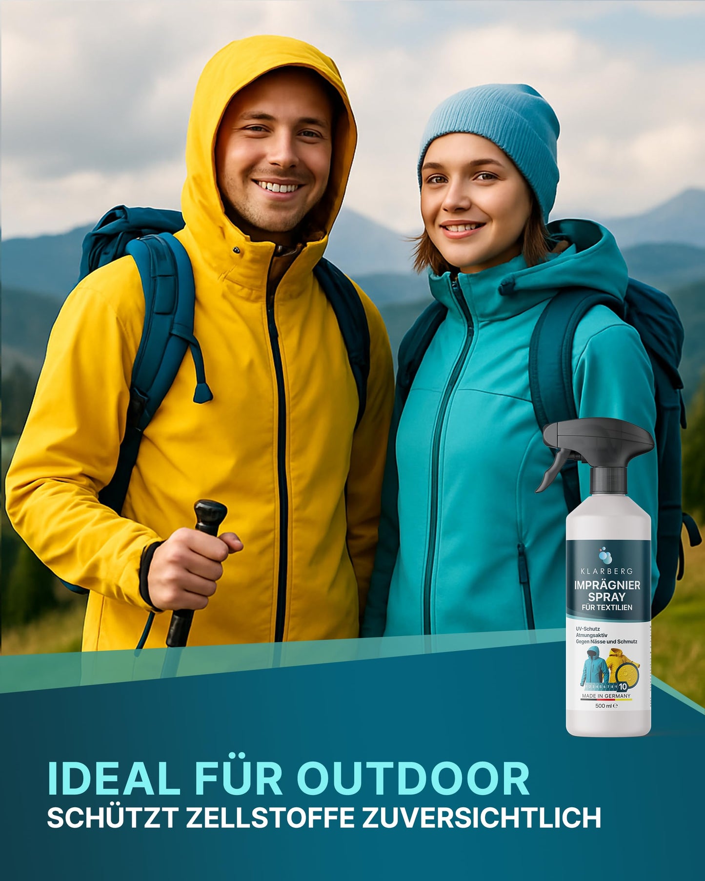 KLARBERG Imprägnierspray - Imprägnierung für Textilien