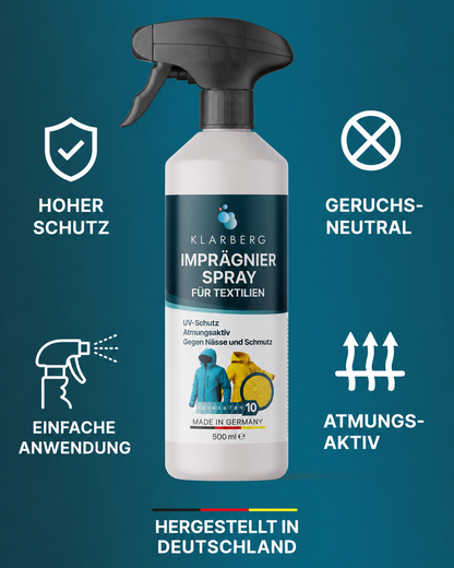 KLARBERG Imprägnierspray - Imprägnierung für Textilien