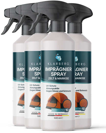 KLARBERG Imprägnierspray - Imprägnierung für Pavillon & Zelt