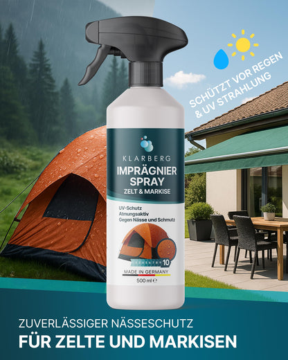 KLARBERG Imprägnierspray - Imprägnierung für Pavillon & Zelt