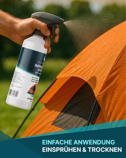 KLARBERG Imprägnierspray - Imprägnierung für Pavillon & Zelt