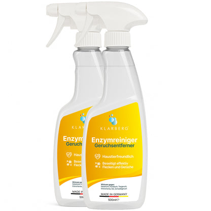 KLARBERG® Enzymreiniger 500 ml - Hundeurin Katzenurin Geruchsentferner
