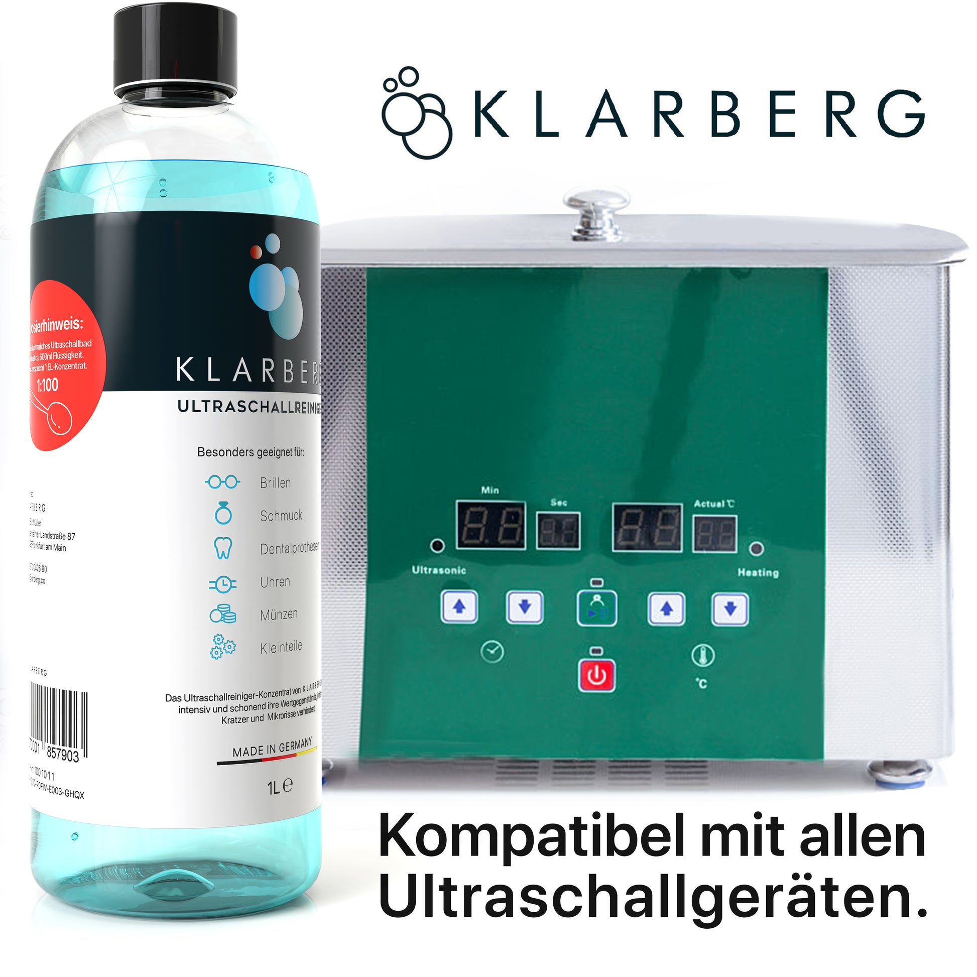 KLARBERG - Ultraschallreiniger Konzentrat